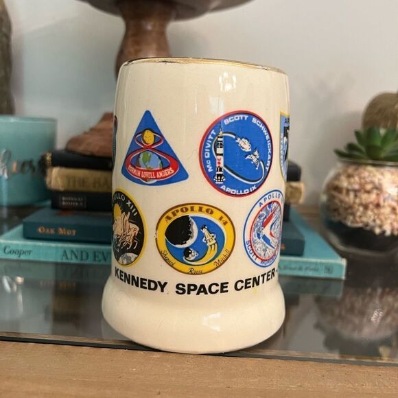 Vintage Apollo Missions Kennedy Space Center Stein. - Picture 2 of 8